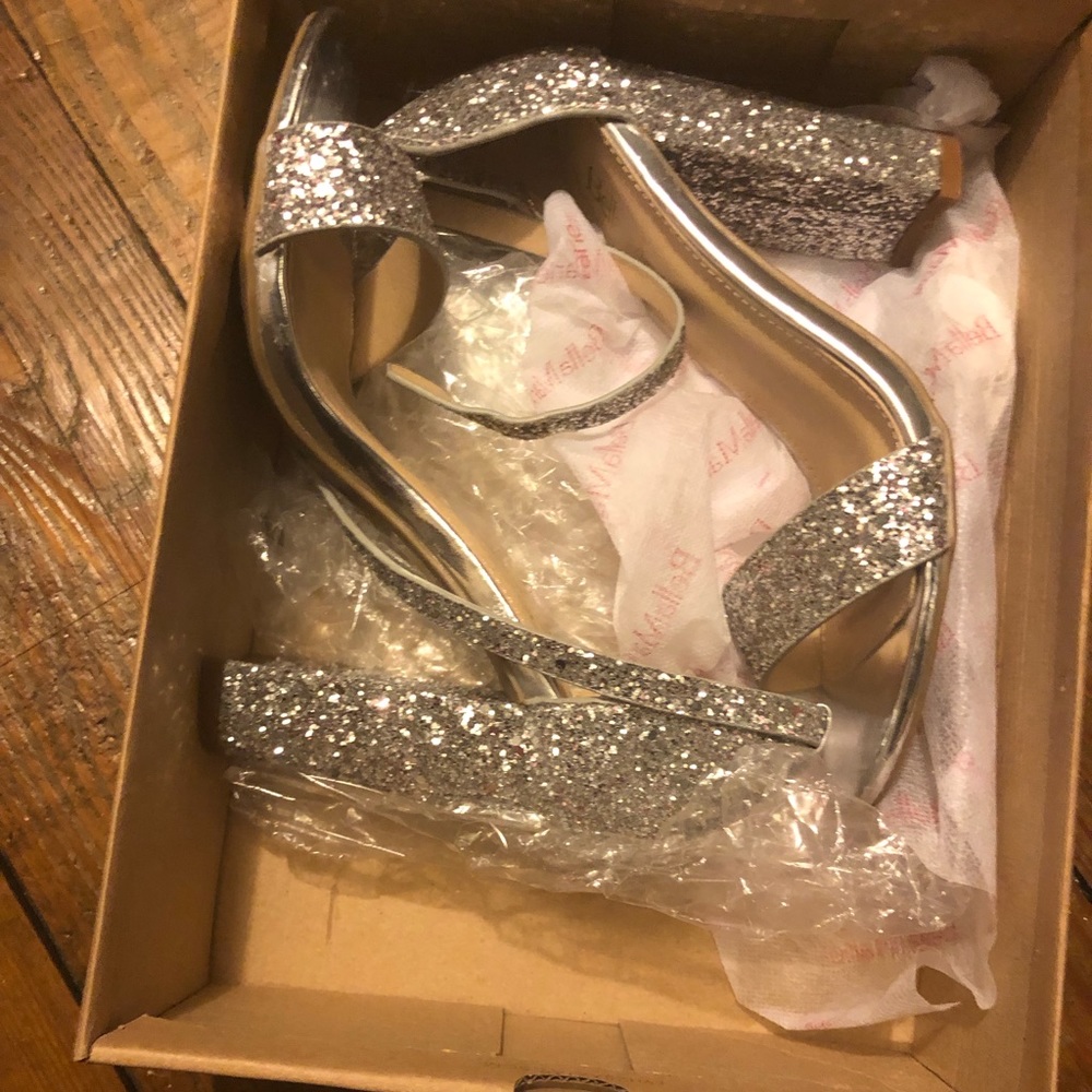 Silver heels